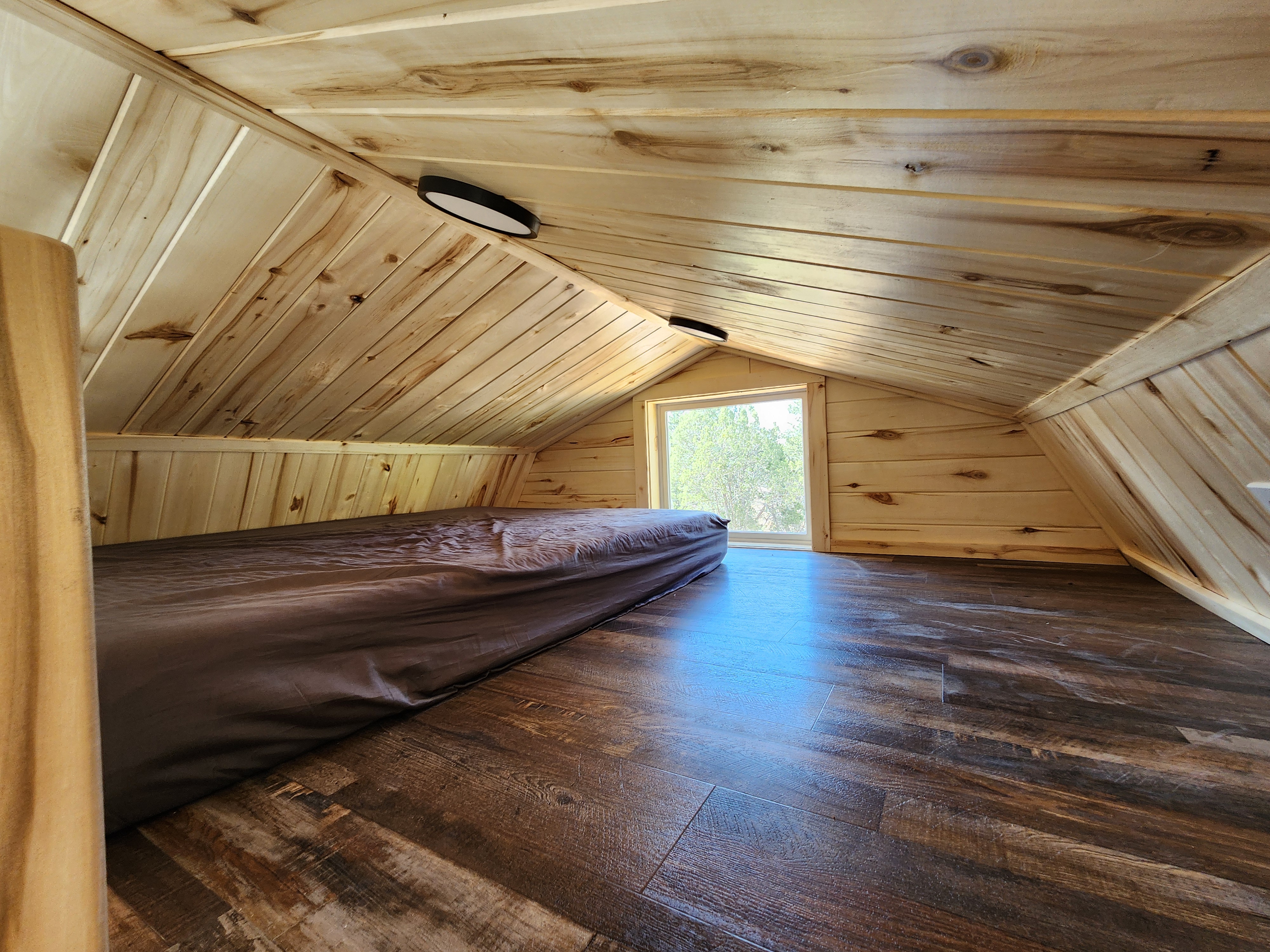 Loft area of Apple Cabin - great for groups in Southern Utah